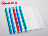 Plastic PVC Book Cover with Colorful Spine 