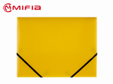 Colored PP Elastic Folder - Yellow