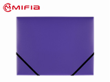 Colored PP Elastic Folder - Purple