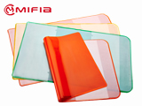 Colored PVC Book Cover with One-side Adhesivable Flap
