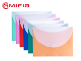 Candy-Colored Envelope Folder with Back Pocket